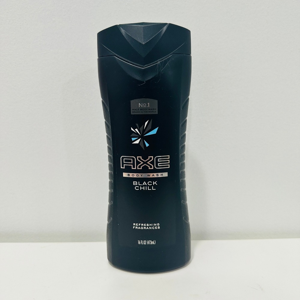 AXE Black Chill Body Wash For Men Cool Mint & Hot Spice Scent Cedarwood 16 oz